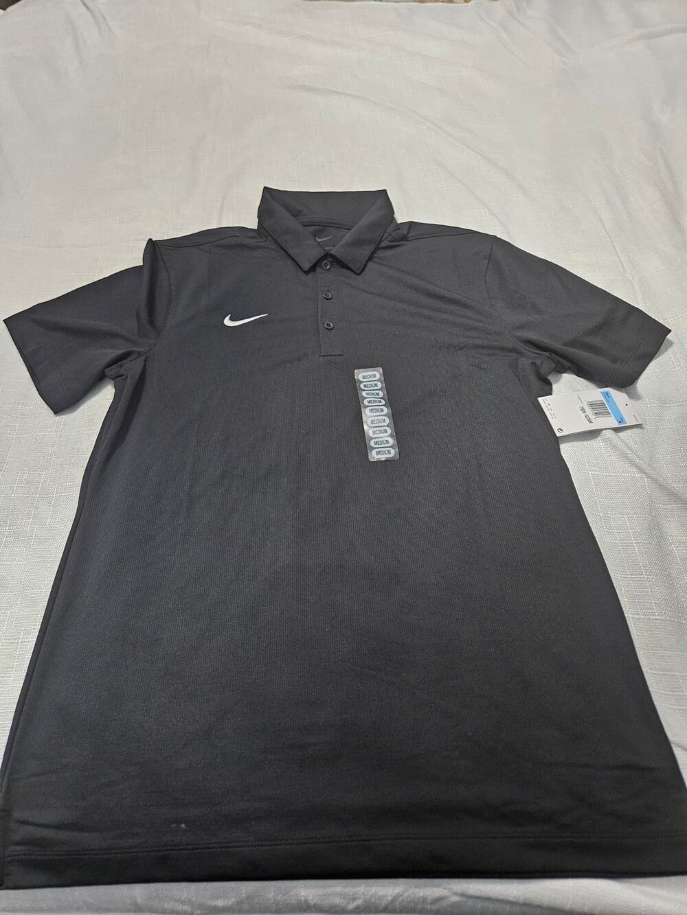Nike Dri Fit Mens Polo Black Size Medium